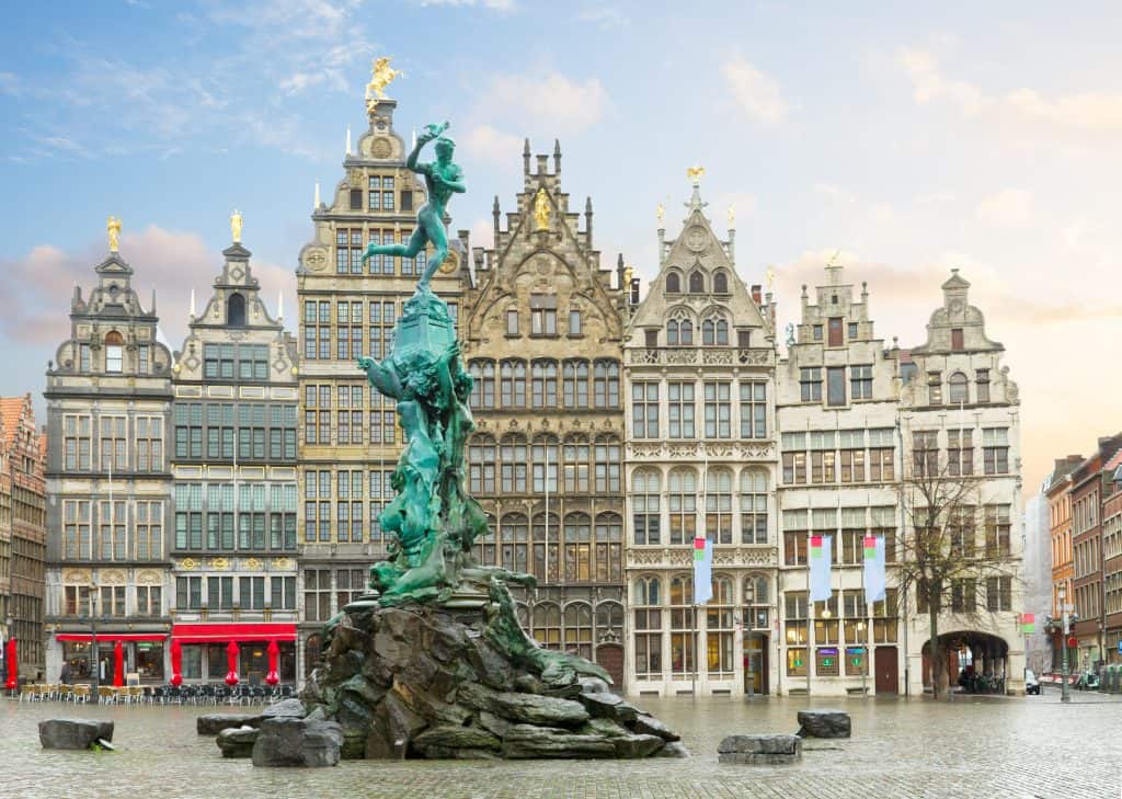 Busreizen naar België - Grote Markt plein, Antwerpen