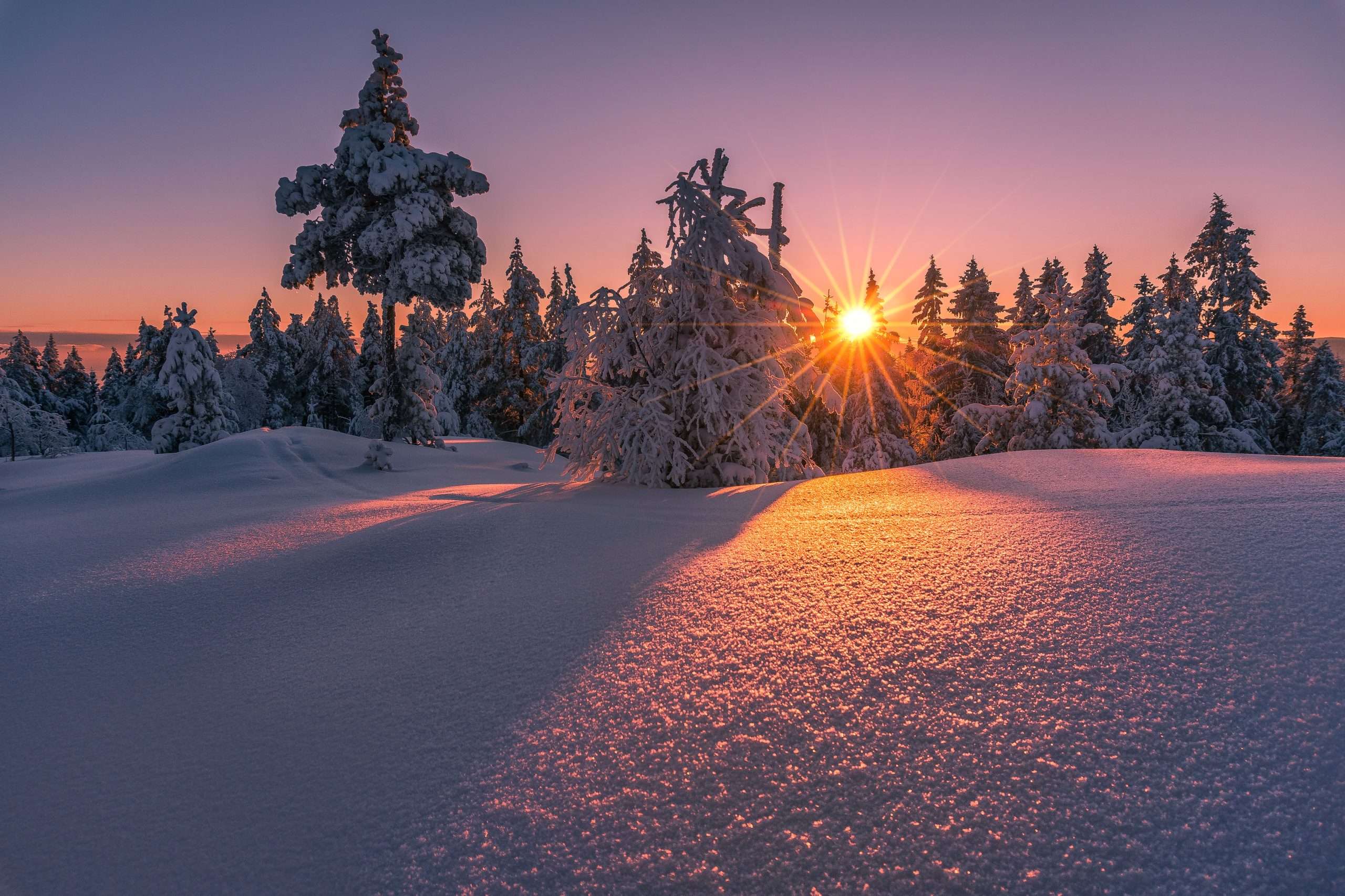 Noorwegen Winter zonsondegang scaled